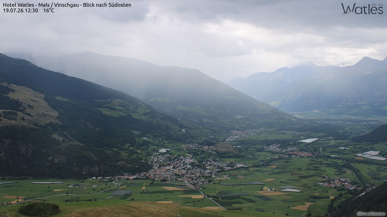 Archiv Foto Webcam Panoramablick vom Hotel Watles