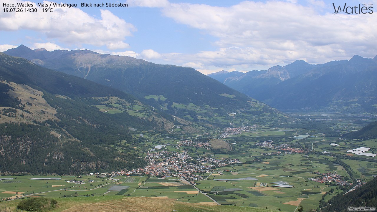 Archiv Foto Webcam Panoramablick vom Hotel Watles
