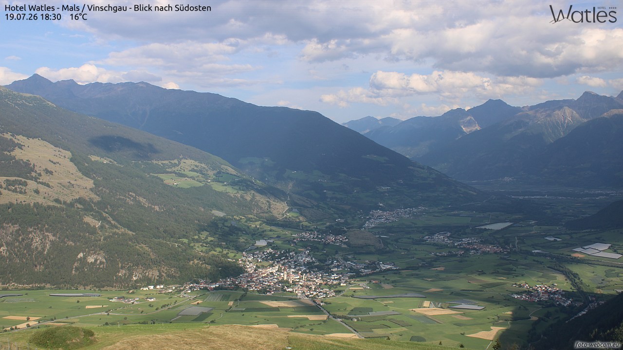 Archiv Foto Webcam Panoramablick vom Hotel Watles