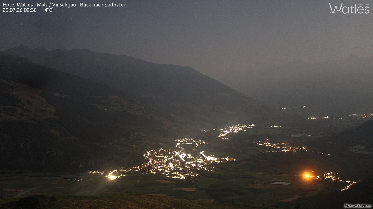 Archiv Foto Webcam Panoramablick vom Hotel Watles