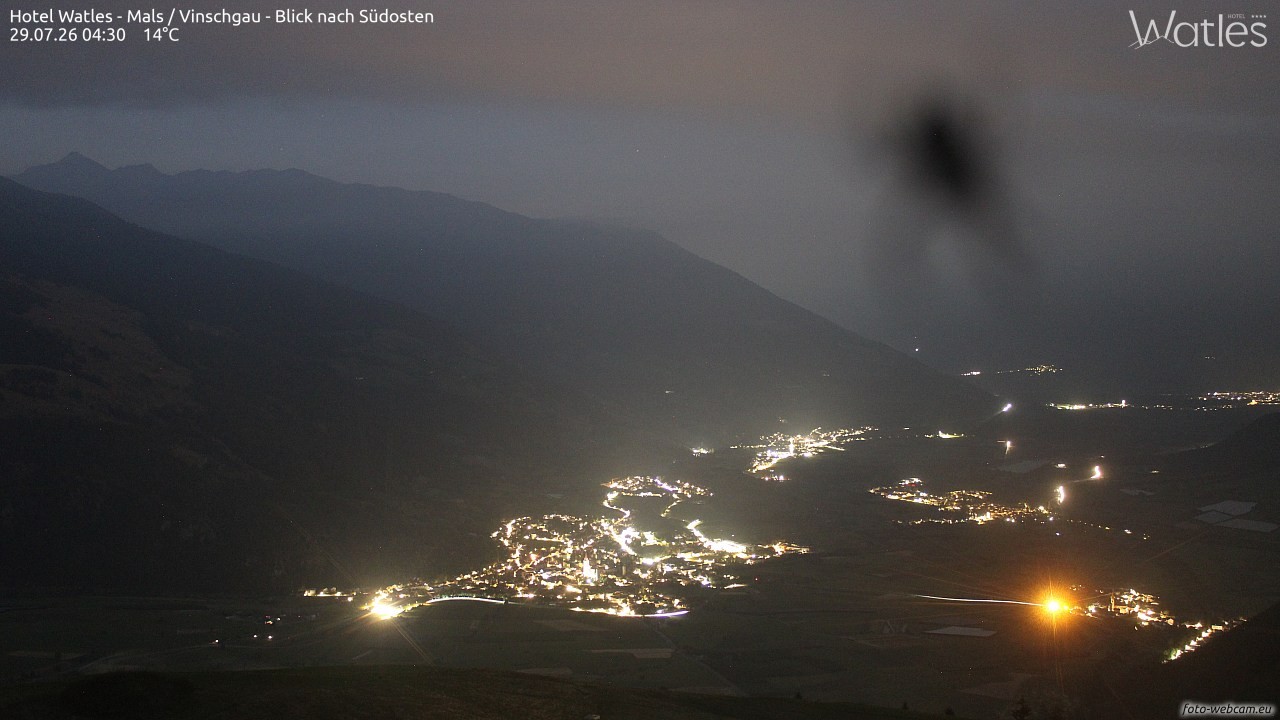 Archiv Foto Webcam Panoramablick vom Hotel Watles