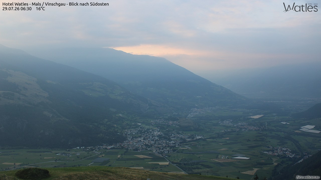 Archiv Foto Webcam Panoramablick vom Hotel Watles