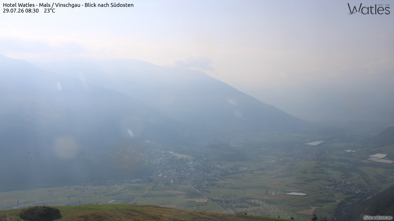 Archiv Foto Webcam Panoramablick vom Hotel Watles