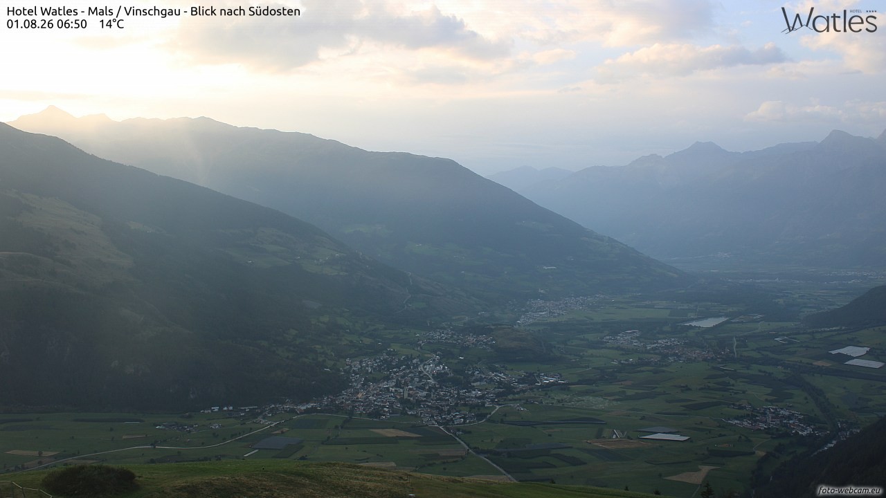Archiv Foto Webcam Panoramablick vom Hotel Watles
