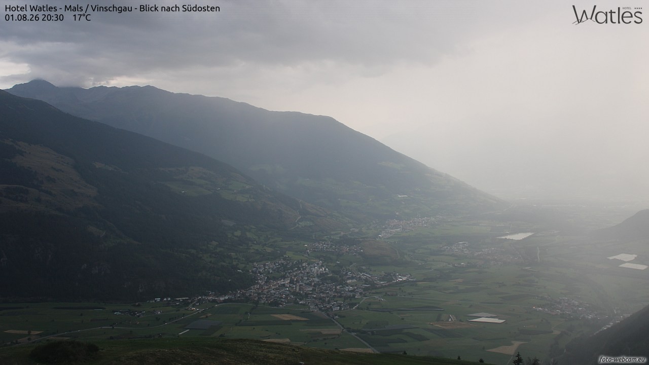 Archiv Foto Webcam Panoramablick vom Hotel Watles
