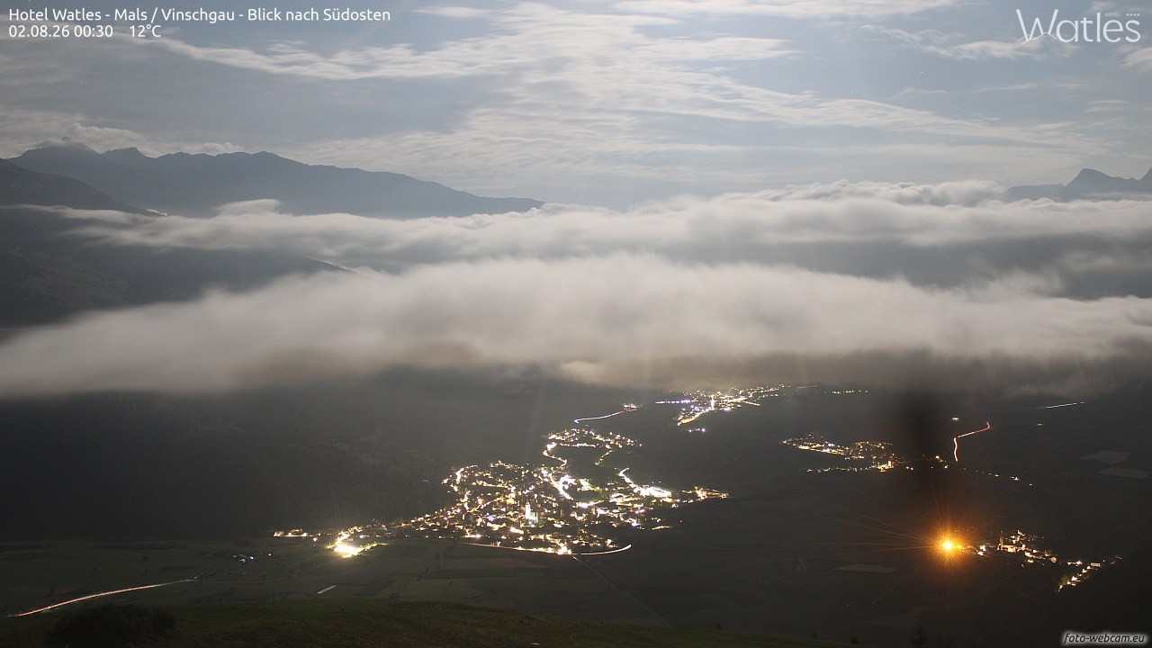 Archiv Foto Webcam Panoramablick vom Hotel Watles