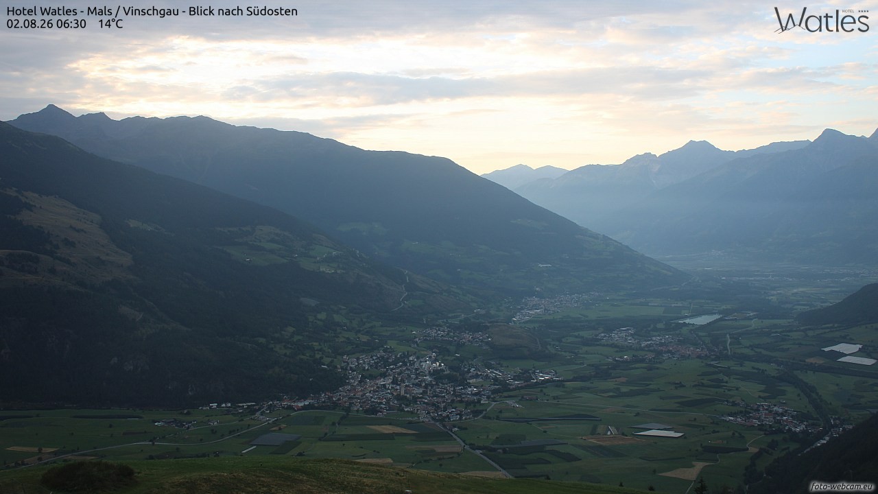 Archiv Foto Webcam Panoramablick vom Hotel Watles