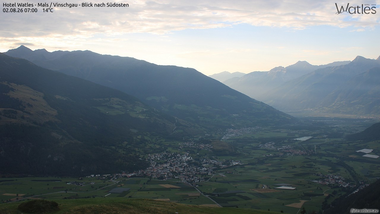 Archiv Foto Webcam Panoramablick vom Hotel Watles