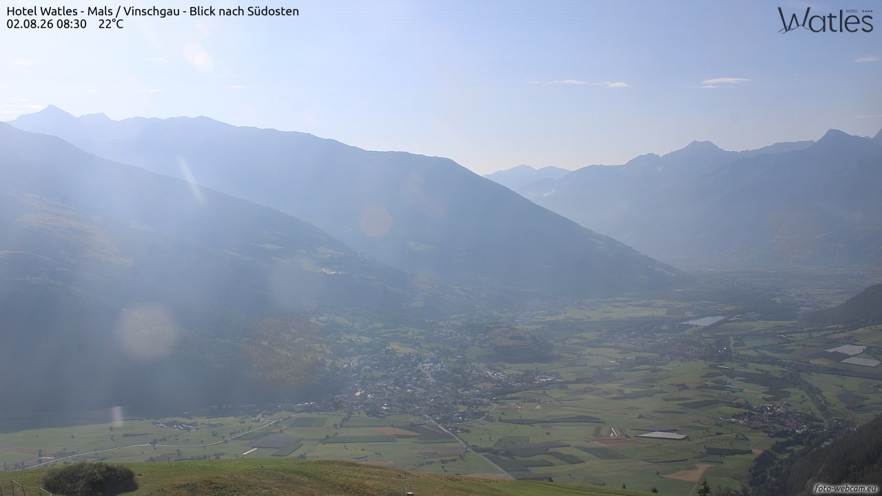 Archiv Foto Webcam Panoramablick vom Hotel Watles