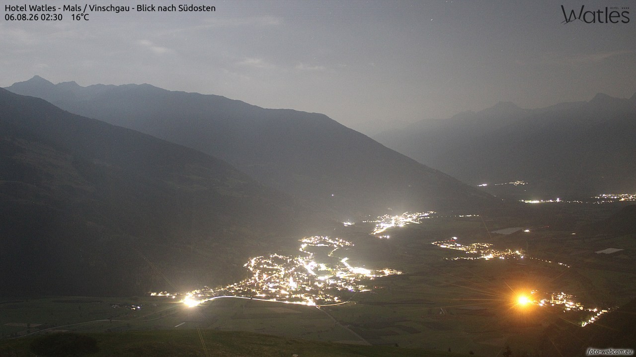 Archiv Foto Webcam Panoramablick vom Hotel Watles