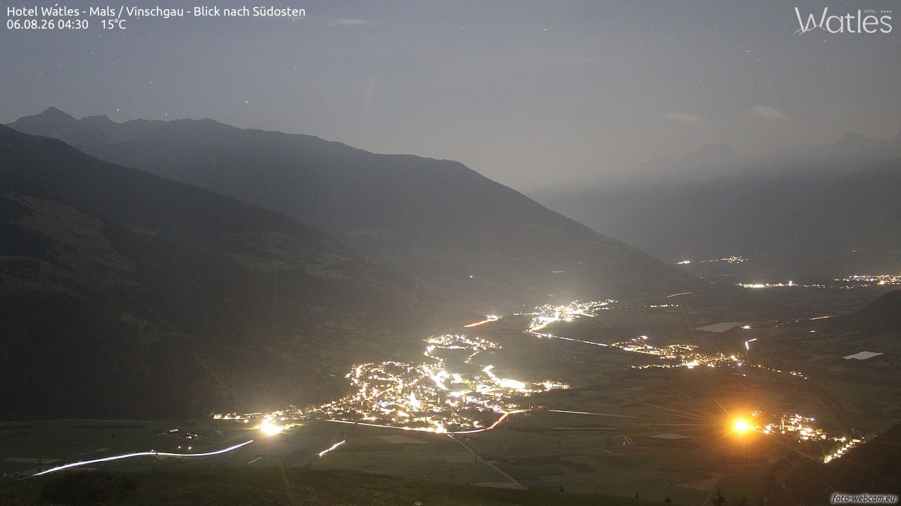 Archiv Foto Webcam Panoramablick vom Hotel Watles