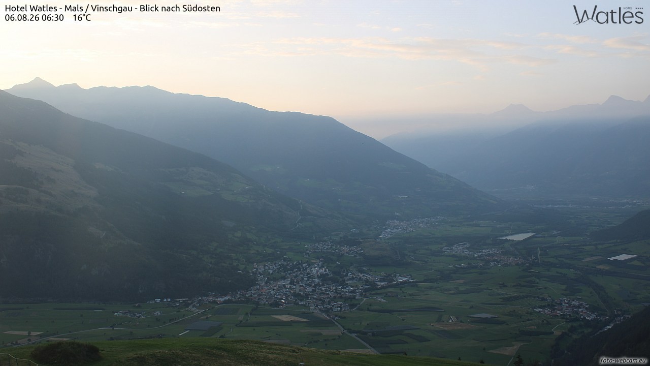 Archiv Foto Webcam Panoramablick vom Hotel Watles
