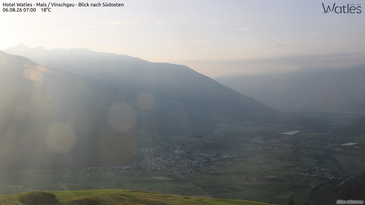 Archiv Foto Webcam Panoramablick vom Hotel Watles