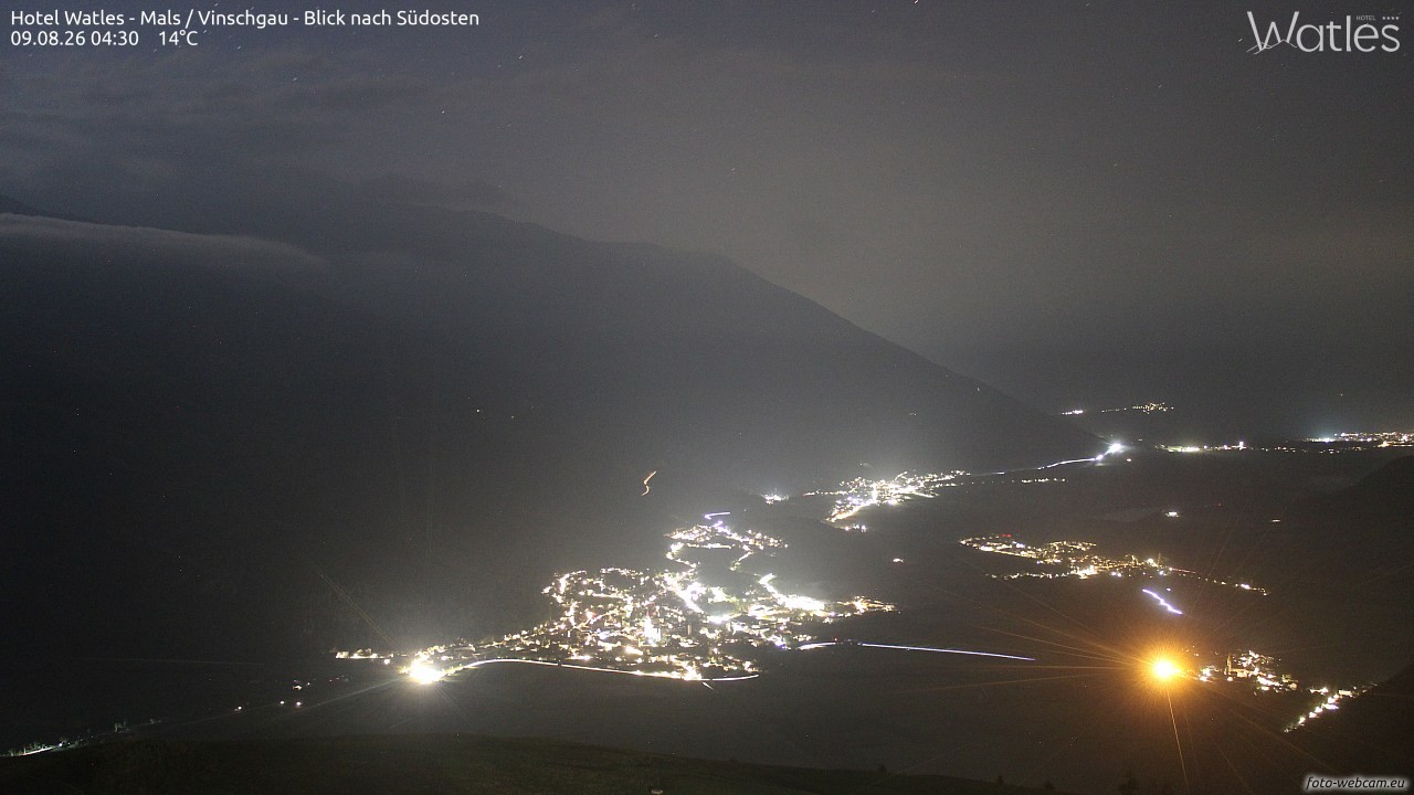 Archiv Foto Webcam Panoramablick vom Hotel Watles