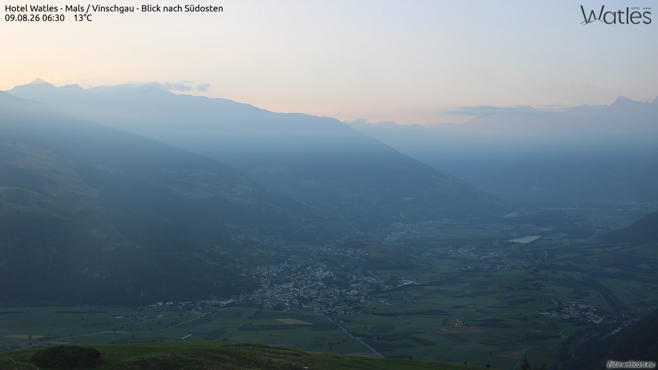 Archiv Foto Webcam Panoramablick vom Hotel Watles