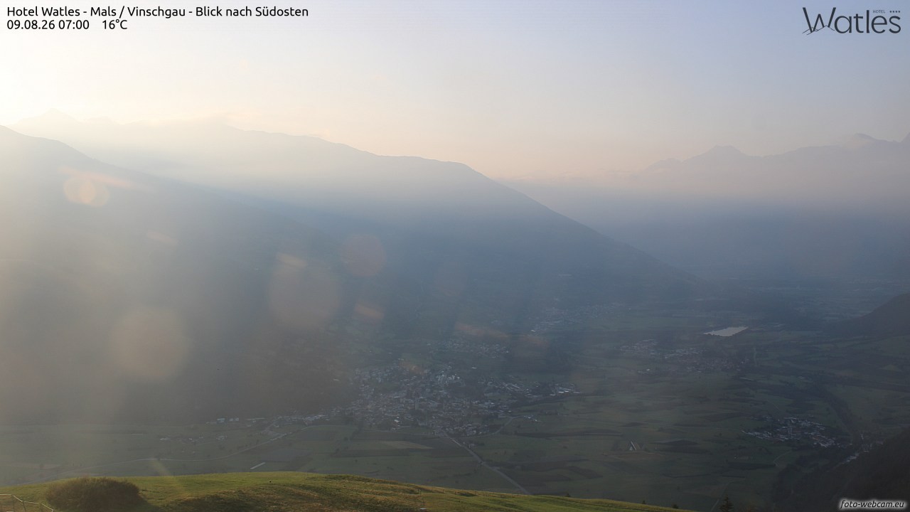 Archiv Foto Webcam Panoramablick vom Hotel Watles