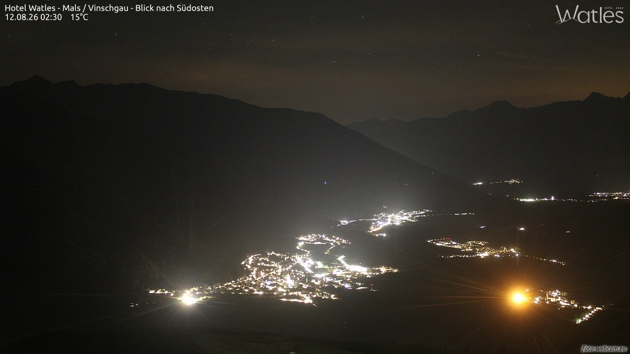 Archiv Foto Webcam Panoramablick vom Hotel Watles