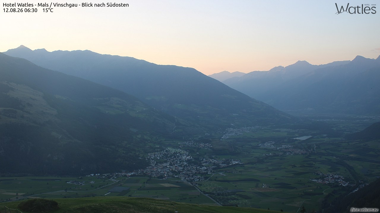 Archiv Foto Webcam Panoramablick vom Hotel Watles