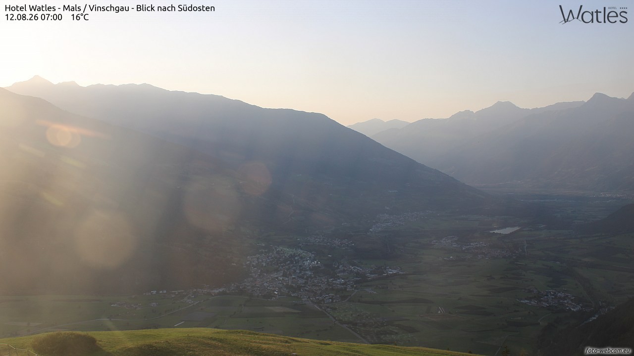 Archiv Foto Webcam Panoramablick vom Hotel Watles
