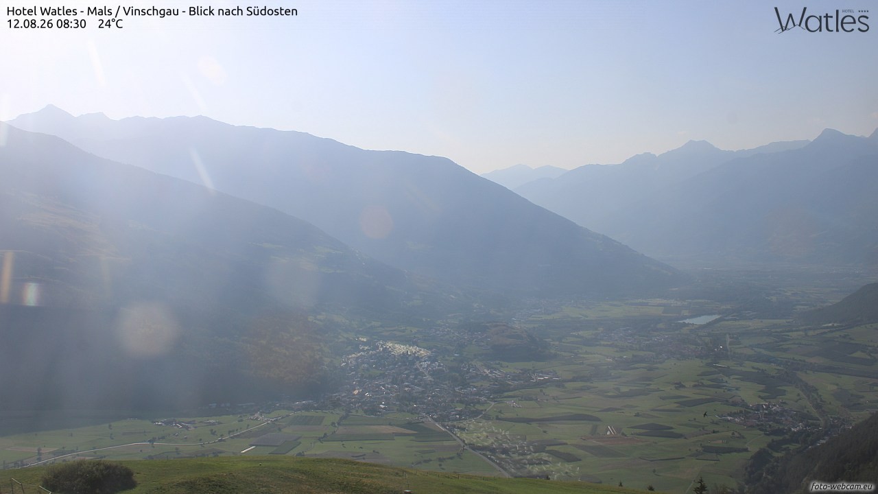 Archiv Foto Webcam Panoramablick vom Hotel Watles