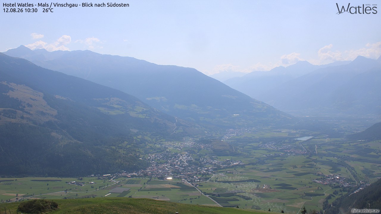 Archiv Foto Webcam Panoramablick vom Hotel Watles