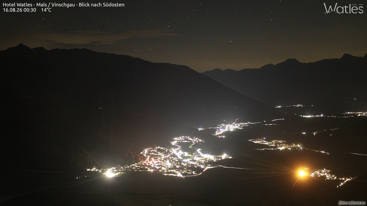 Archiv Foto Webcam Panoramablick vom Hotel Watles