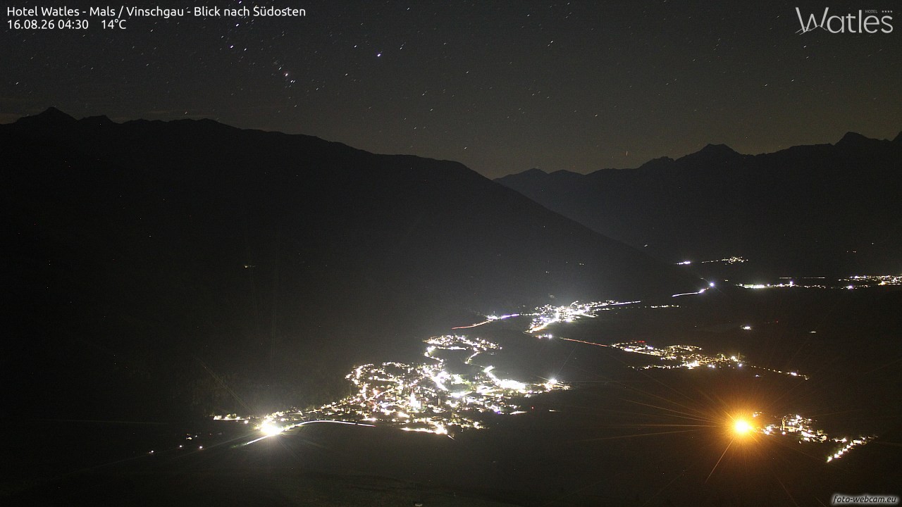 Archiv Foto Webcam Panoramablick vom Hotel Watles