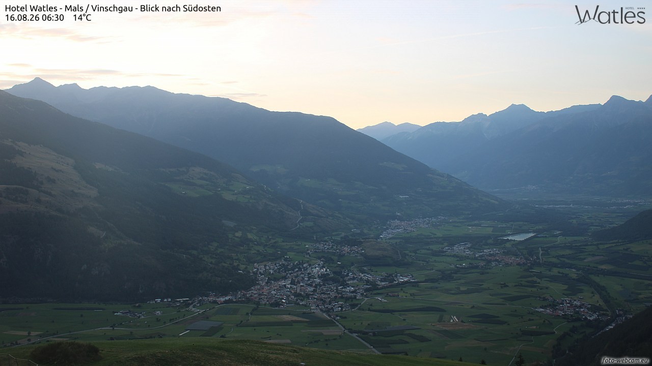 Archiv Foto Webcam Panoramablick vom Hotel Watles