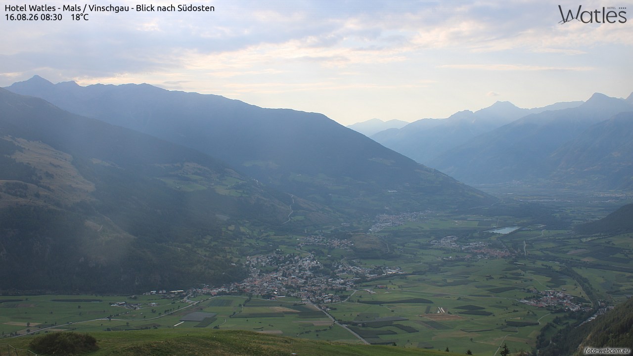 Archiv Foto Webcam Panoramablick vom Hotel Watles