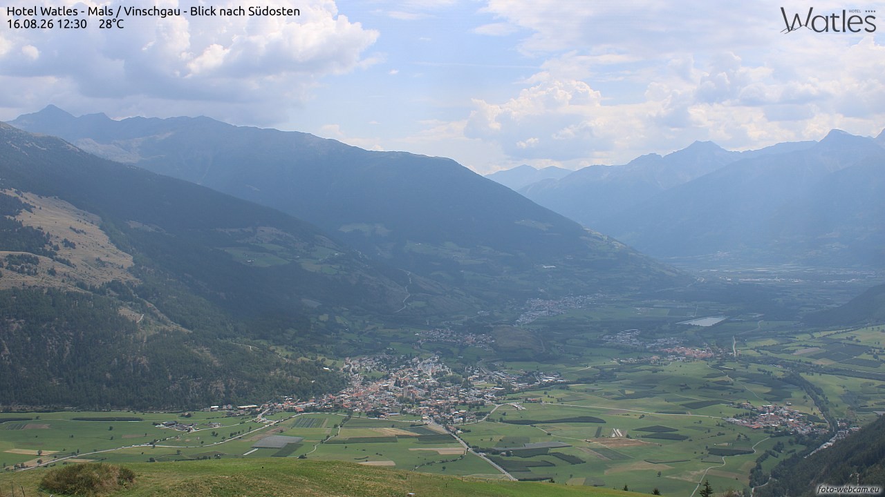 Archiv Foto Webcam Panoramablick vom Hotel Watles
