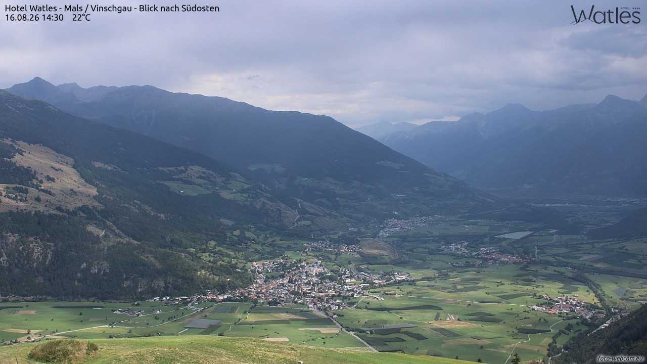 Archiv Foto Webcam Panoramablick vom Hotel Watles