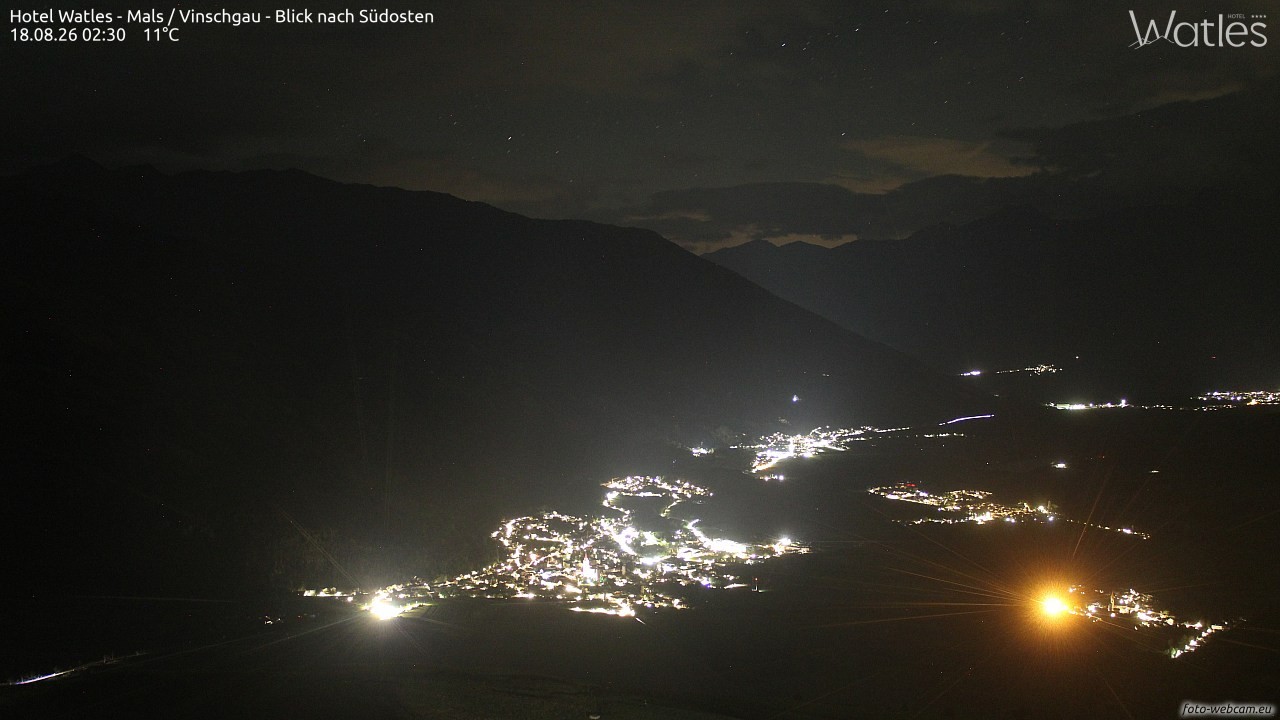 Archiv Foto Webcam Panoramablick vom Hotel Watles