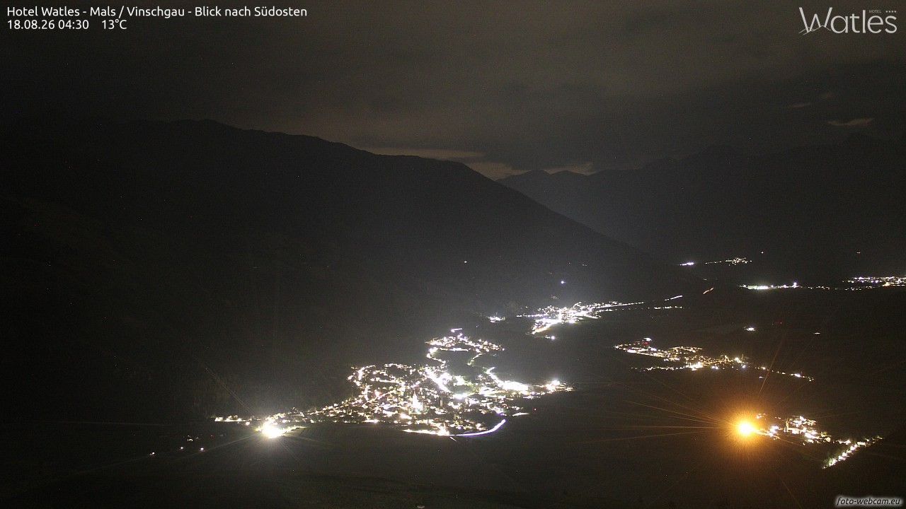 Archiv Foto Webcam Panoramablick vom Hotel Watles