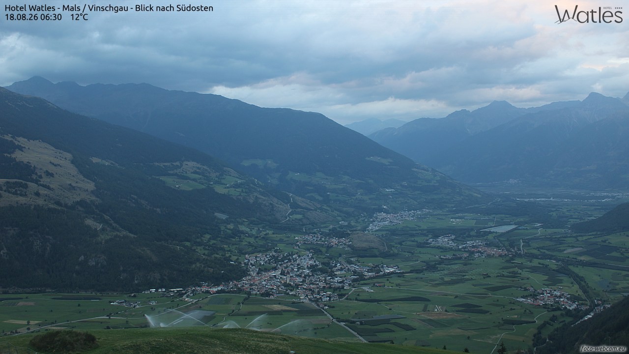 Archiv Foto Webcam Panoramablick vom Hotel Watles