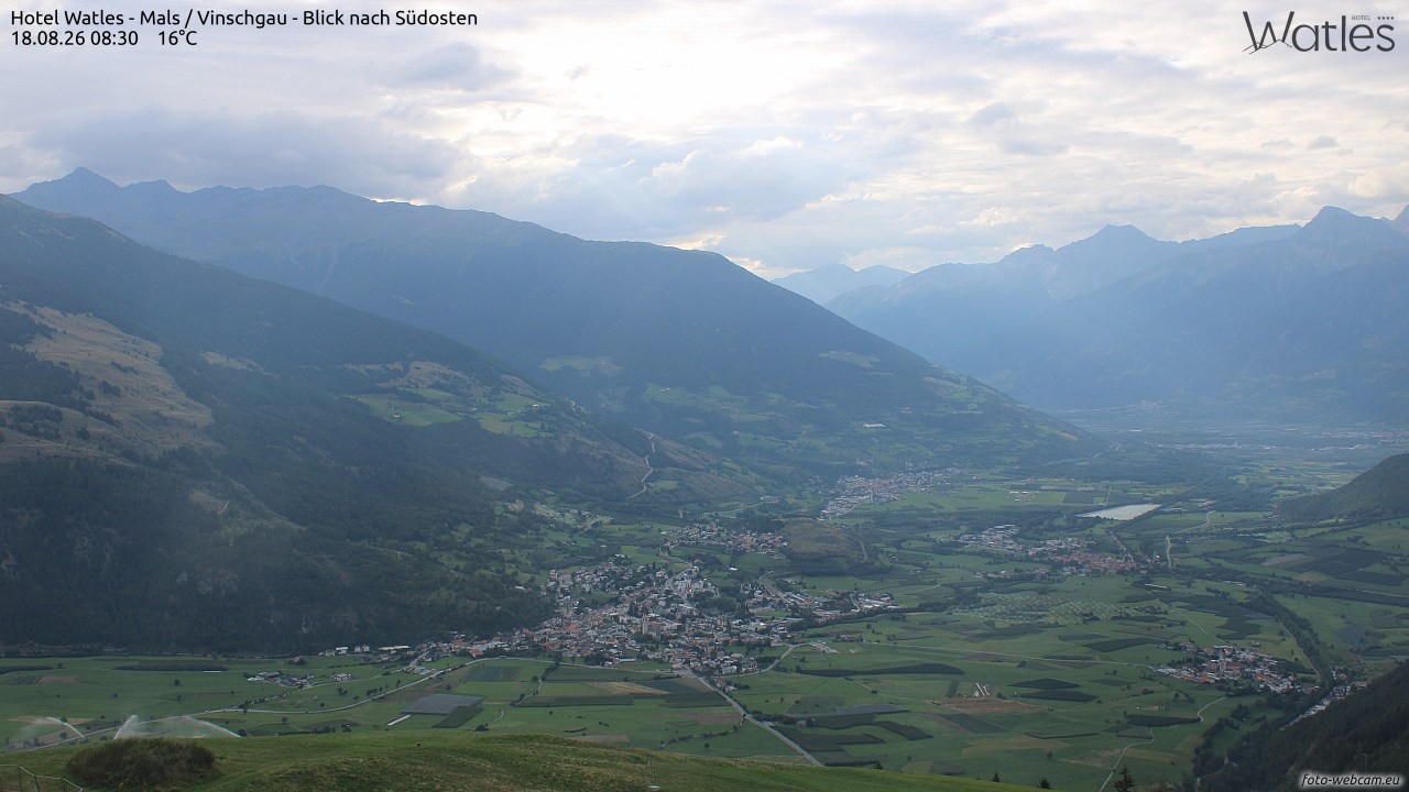 Archiv Foto Webcam Panoramablick vom Hotel Watles