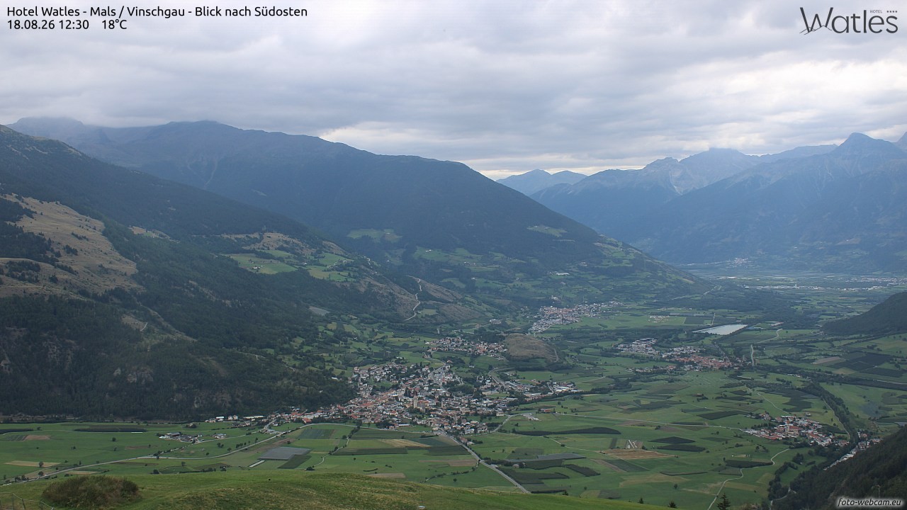 Archiv Foto Webcam Panoramablick vom Hotel Watles