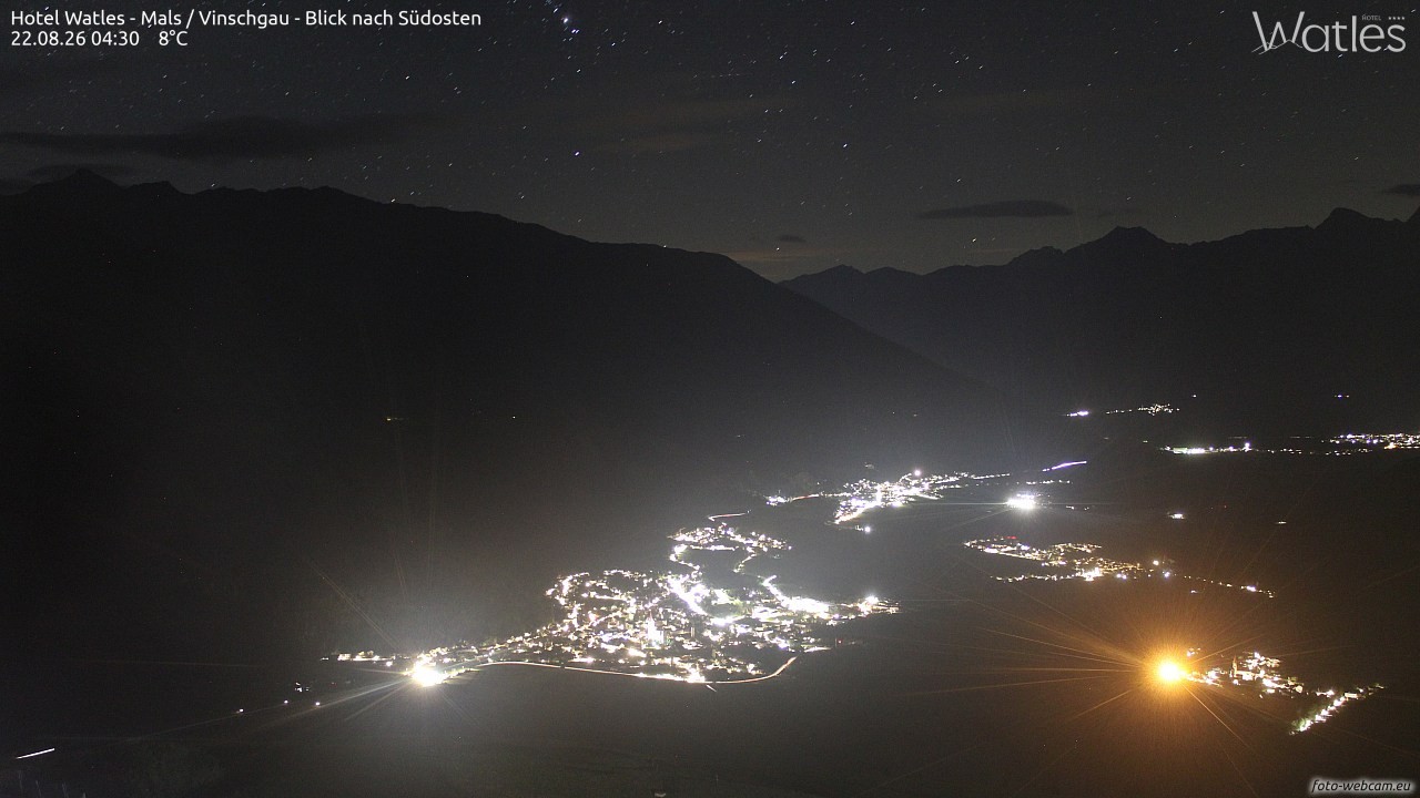 Archiv Foto Webcam Panoramablick vom Hotel Watles