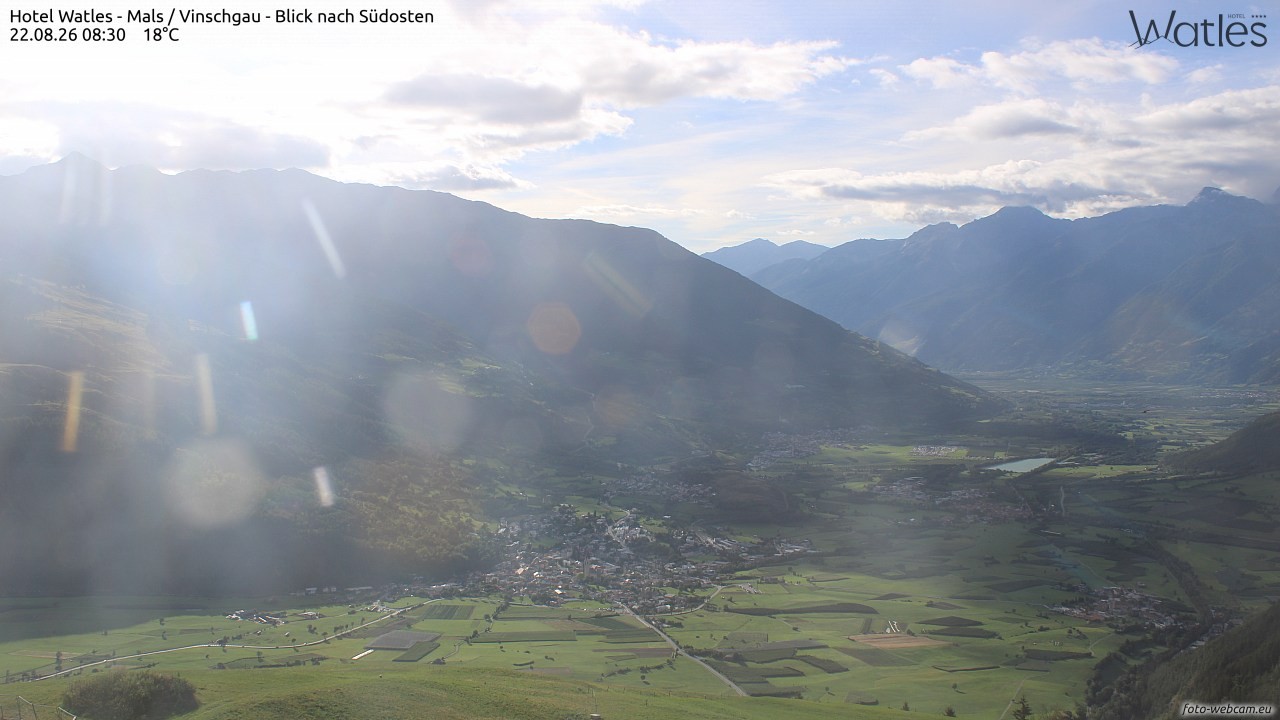 Archiv Foto Webcam Panoramablick vom Hotel Watles