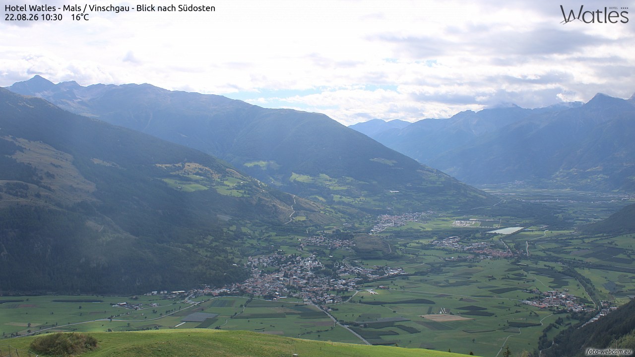 Archiv Foto Webcam Panoramablick vom Hotel Watles