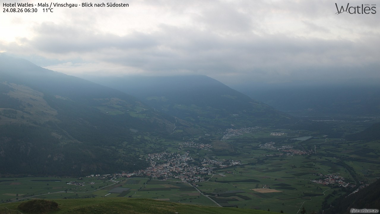 Archiv Foto Webcam Panoramablick vom Hotel Watles