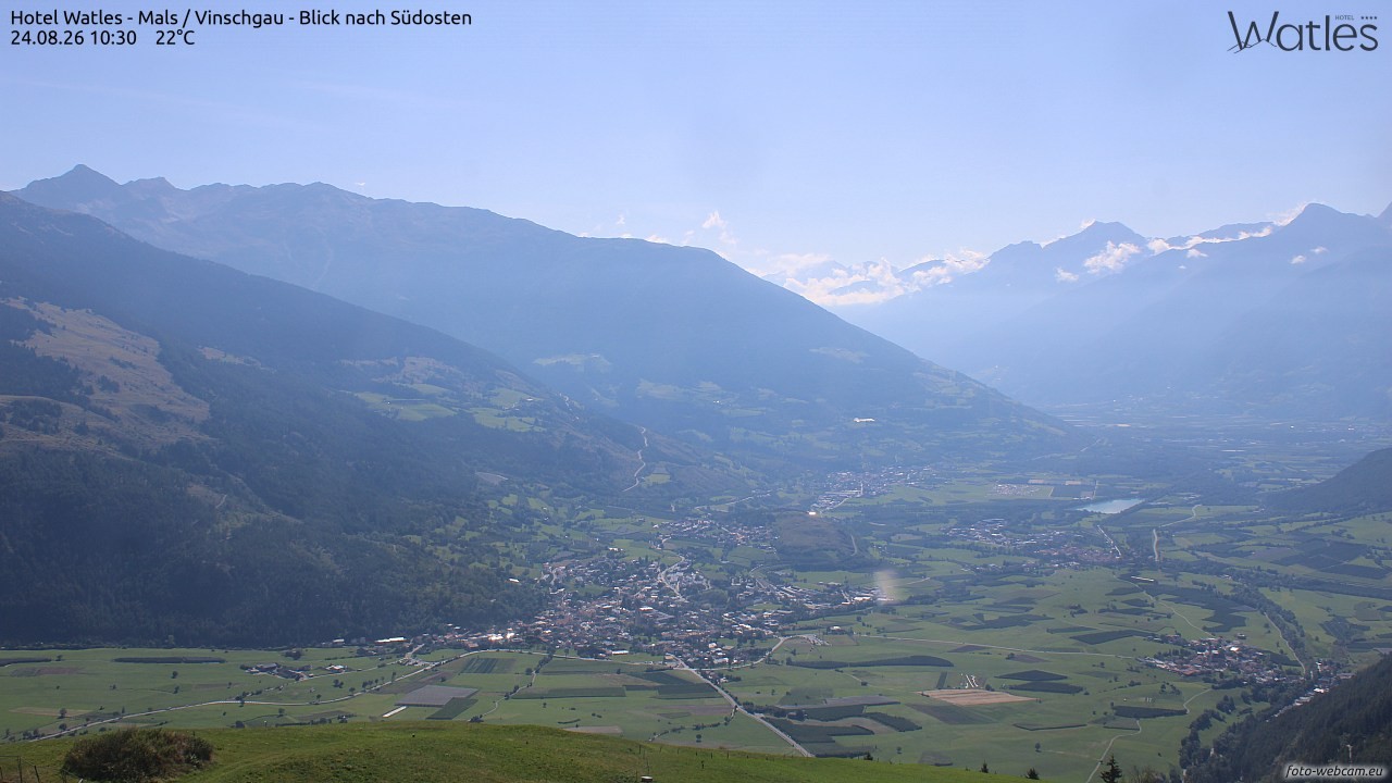 Archiv Foto Webcam Panoramablick vom Hotel Watles