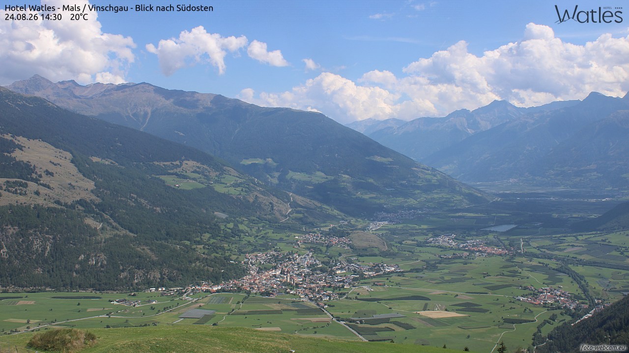 Archiv Foto Webcam Panoramablick vom Hotel Watles
