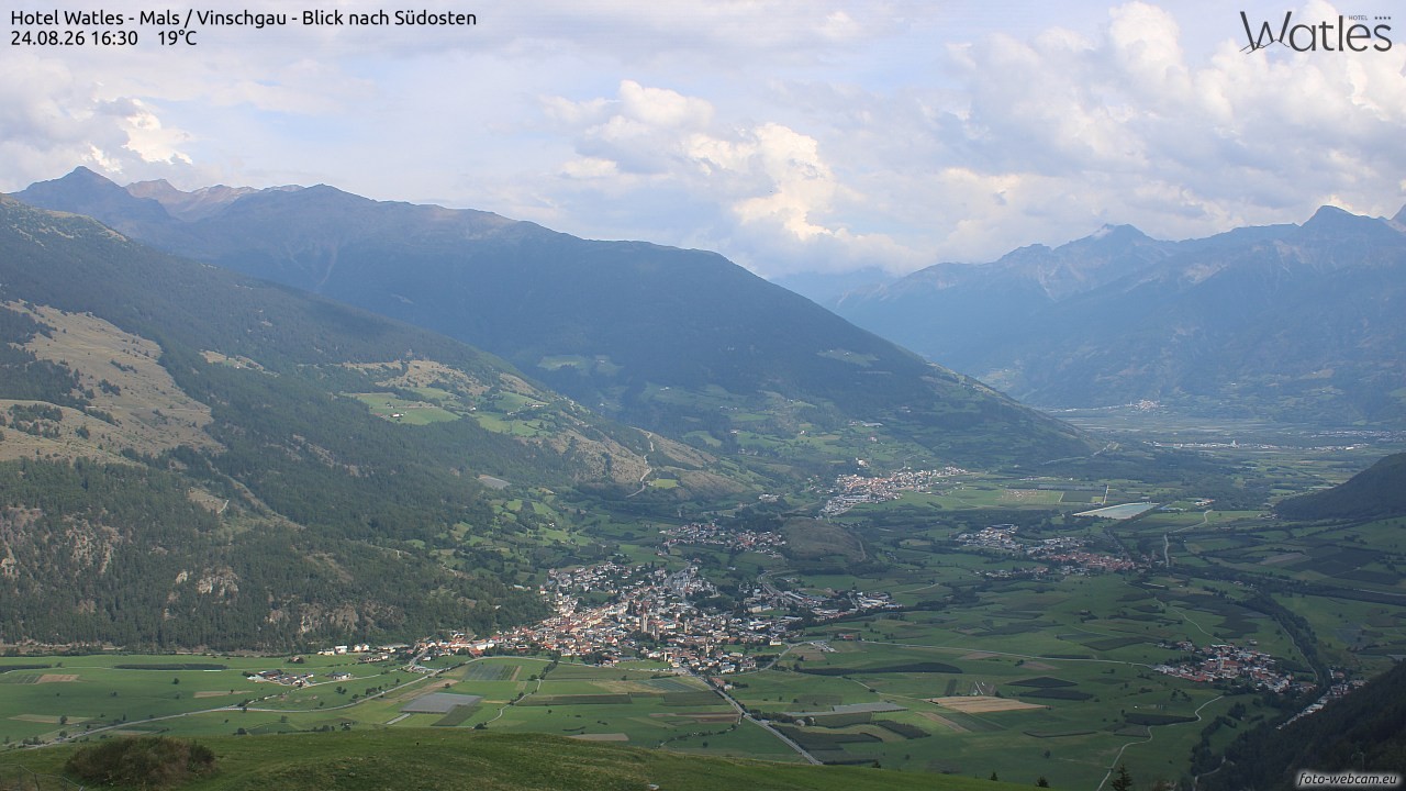 Archiv Foto Webcam Panoramablick vom Hotel Watles