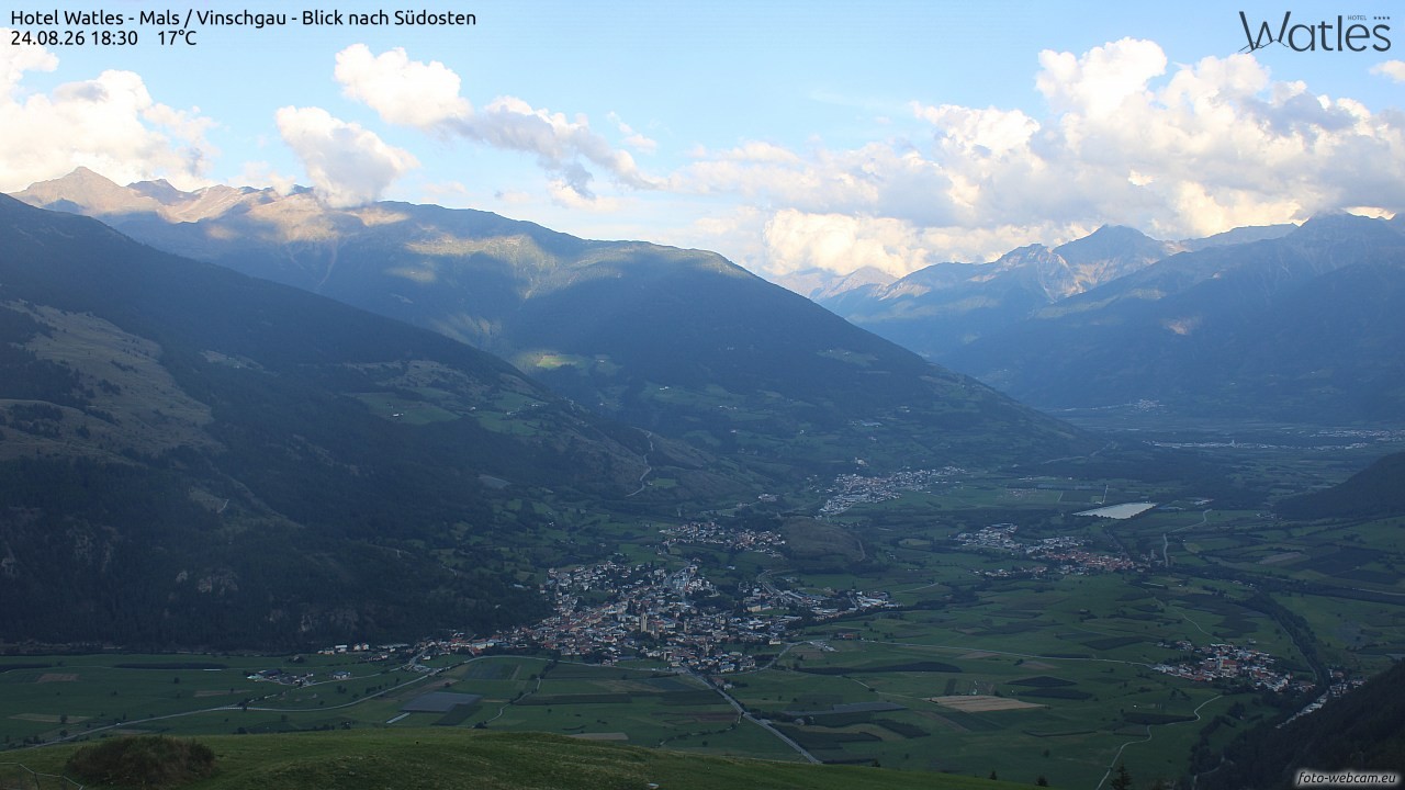 Archiv Foto Webcam Panoramablick vom Hotel Watles