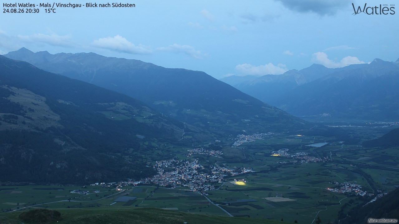 Archiv Foto Webcam Panoramablick vom Hotel Watles