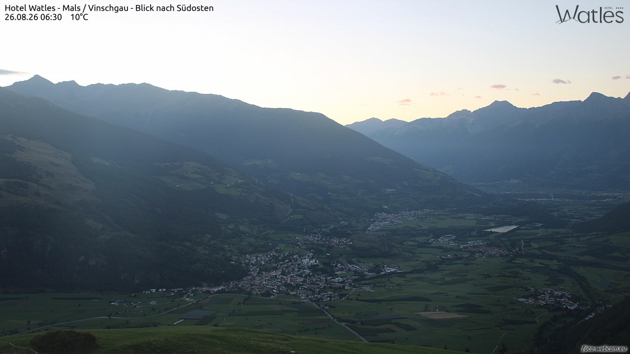 Archiv Foto Webcam Panoramablick vom Hotel Watles