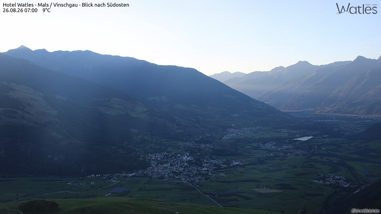 Archiv Foto Webcam Panoramablick vom Hotel Watles