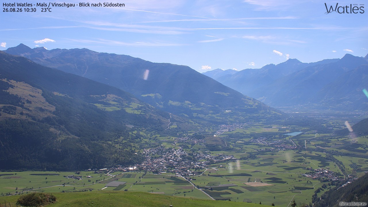 Archiv Foto Webcam Panoramablick vom Hotel Watles
