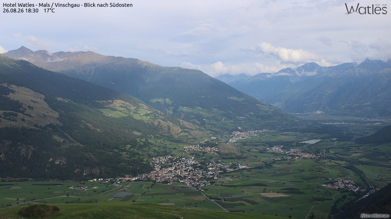 Archiv Foto Webcam Panoramablick vom Hotel Watles