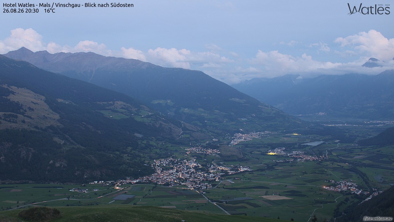 Archiv Foto Webcam Panoramablick vom Hotel Watles